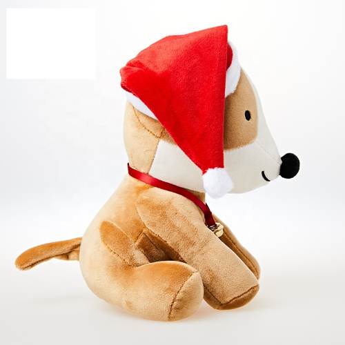 Santa Claus Hat Plush Dogs Cats Soft Holiday Costume