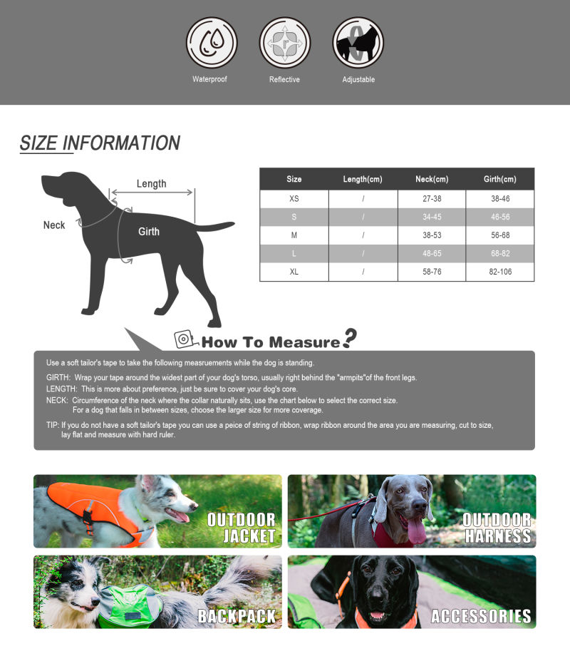 OEM Supplier Pet Products Apparel Accessory Dog Harness for Pets