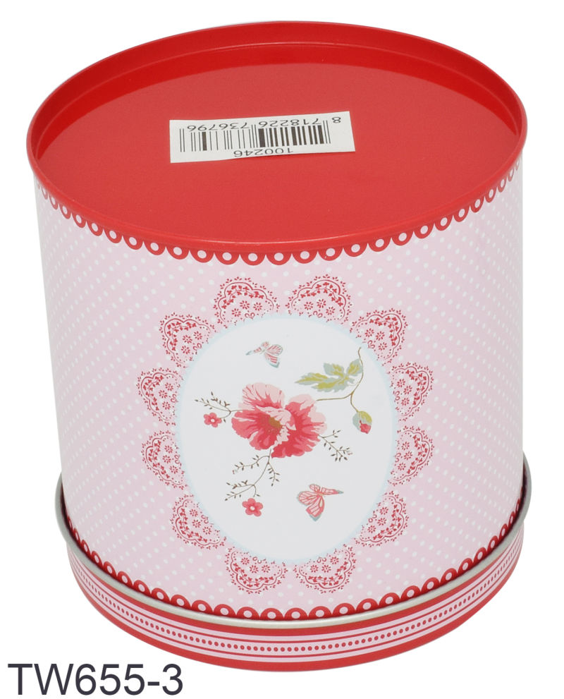 Food Grade Round Cookie Tin, Round Cookie Tin Can, Round Cookie Tin Box