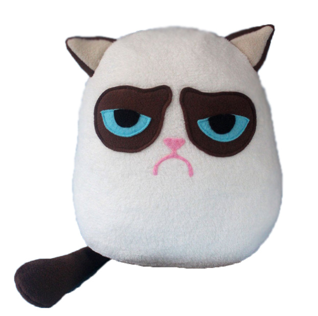 Lovely Ctute Round Soft Plush Neko Toy Stuffed Cat