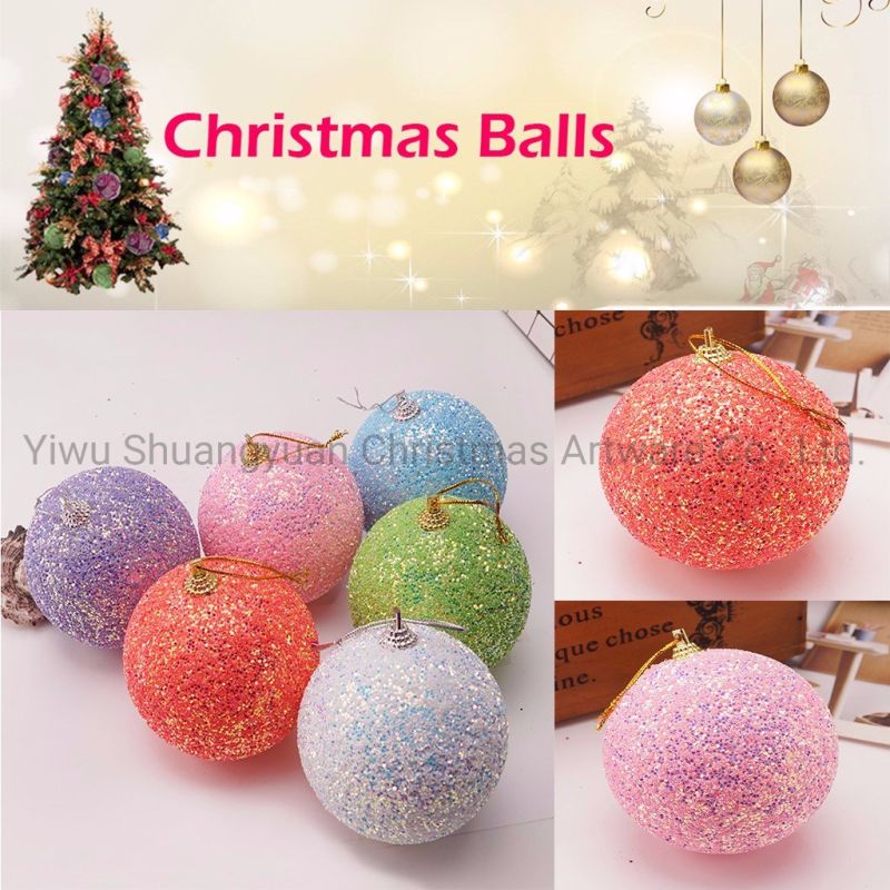 Wholesale Foam Christmas Balls Christmas Tree Balls Christmas Balls Ornaments