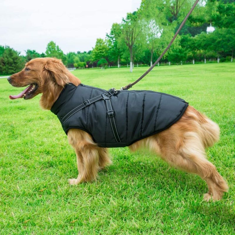 Dog Coat Fleece Dog Jacket Waterproof Dog Coat