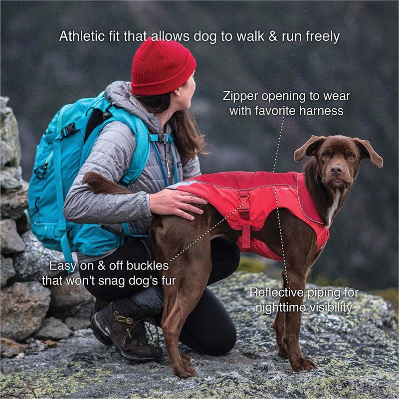 Waterproof Dog Jacket, Soft Fleece Lined Dog Coat for Winter