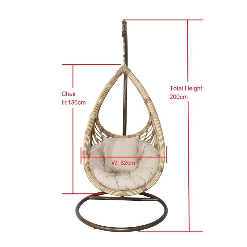 Patio Egg Design Swing Chair Outdoor Hammock Chair Hanging Chair
