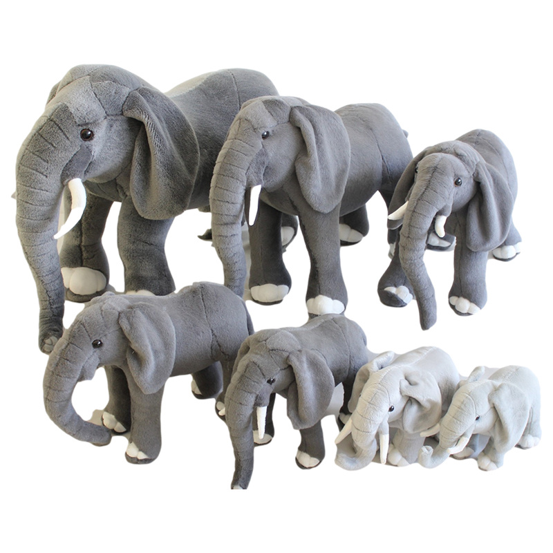 Elephant Pet Toy Soft Animals Baby Realistic Products Plush Toys