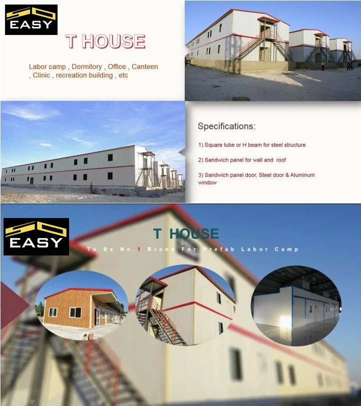 New Design Eco-Friendly Building Prefabricated House Prefab House Labor Camp