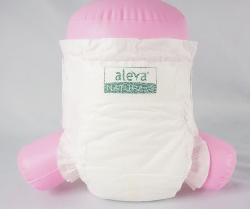 Disposable Biodegradable Eco Diaper T-Shape Diaper with Elastic Ears