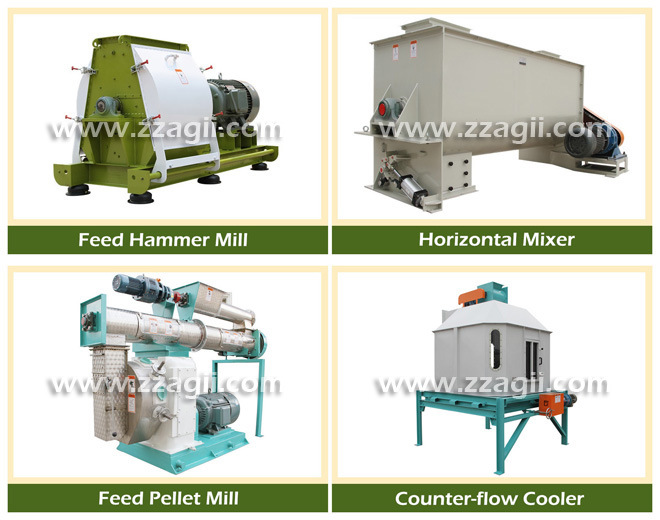 Ring Die Poultry Feed Pellet Mill, Animal Feed Making Machine