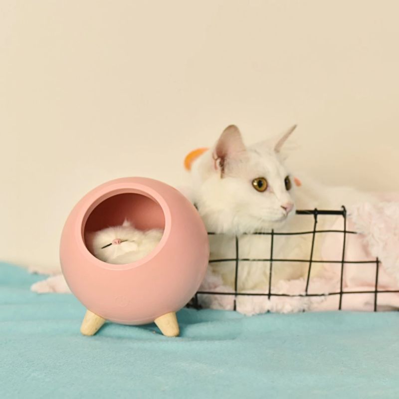 LED Touch Night Light Cat Pet House Ambience Lamp USB Charging Cute Cartoon Small Night Light Warm