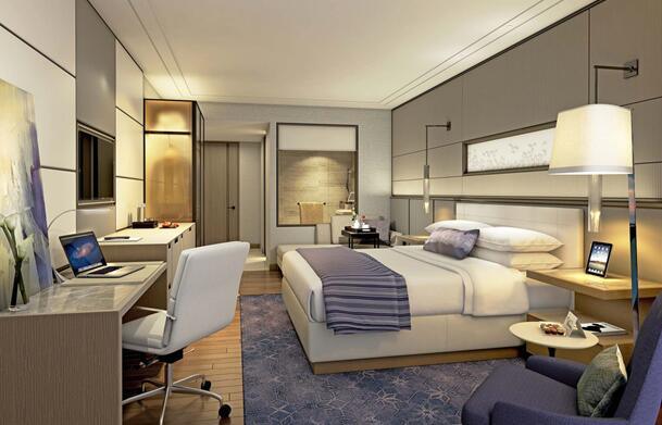 Environmental Friendly Wooden Hotel Bedroom Furniture Sets (S-30)