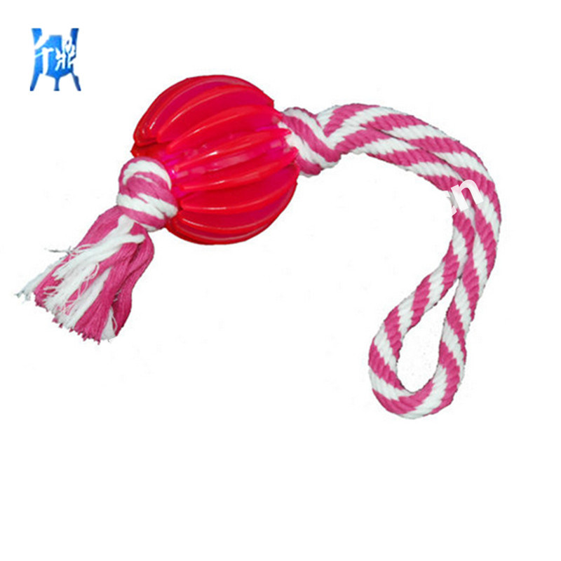 Puppy Rubber Rope Toys for Small Dogs Knots Dog Toy Interactive Chew Toy