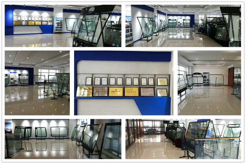 Electrically Heated Laminated Glass with Electro-Conductive Film for Metro and Train