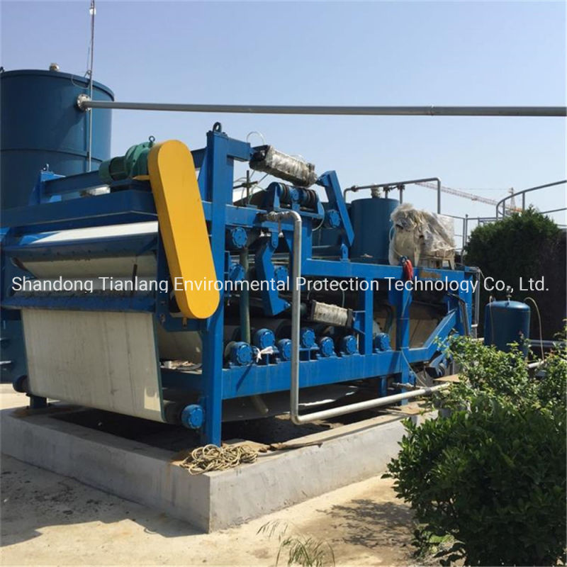 High Quality Urban Sludge Dewatering Belt Filter Press Equipment