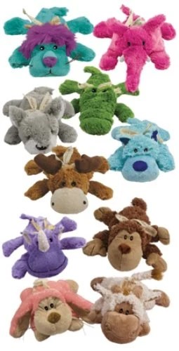 Various Design Dog Squeaky Toy Plush Sheep / Monkey /Wolf /Unicorn / Elephnat / Moose Animal Dog Toys