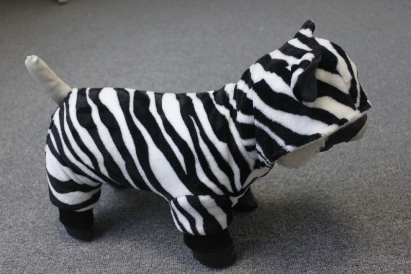 Pet Four-Legged Clothes Zebra Bodysuit Dog Superman Clothes Pet Supplies