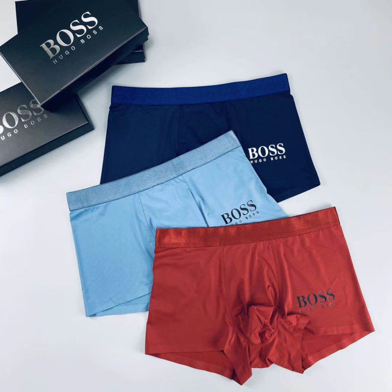 Classic Series Men's Ice Silk Boxed Underwear Bz50