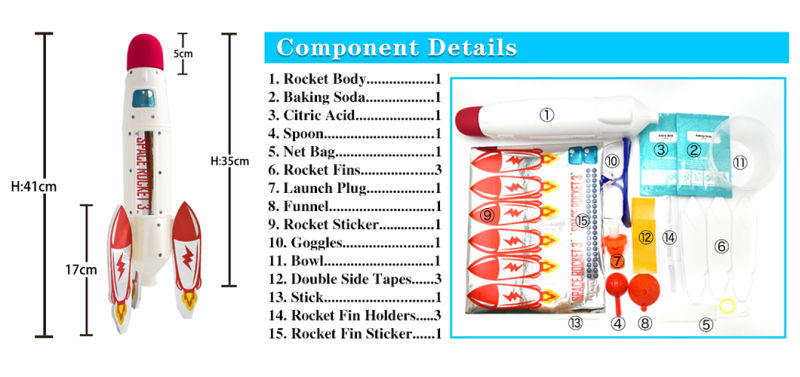 Toy Supplier Wholesale DIY Water Rocket Toy