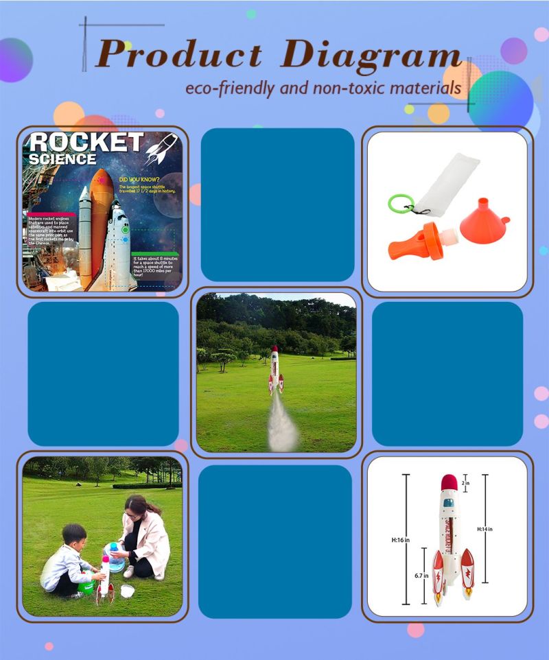 Toy Supplier Wholesale DIY Water Rocket Toy