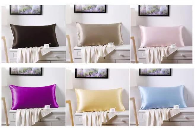Terse Silk Pillowcase 100% Pure Mulberry Silk Soft Double Silk Pillow Cover