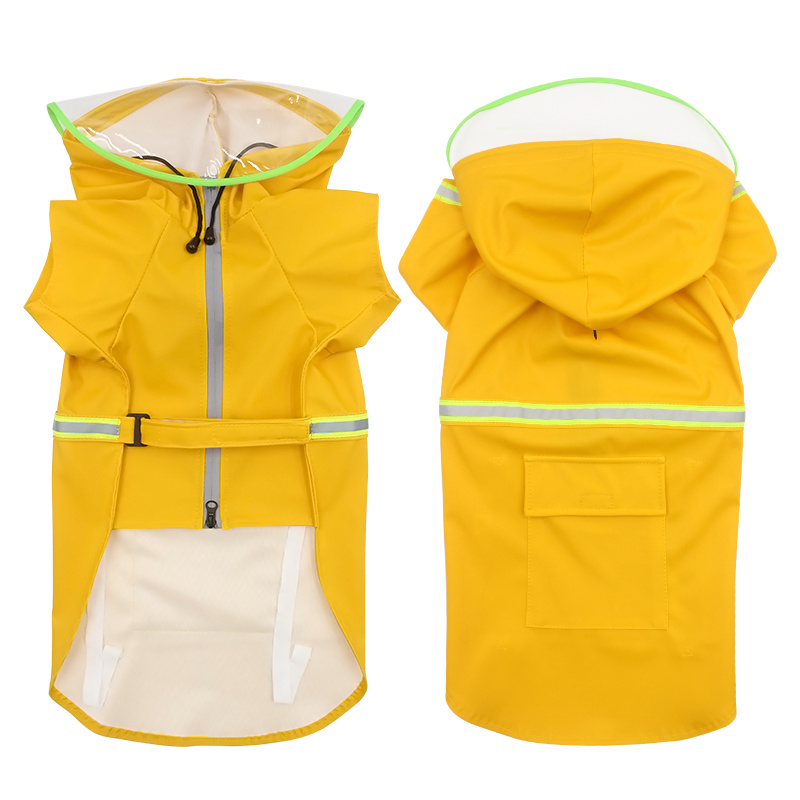 Pet Supplies Dog Transparent Waterproof Outdoor Raincoat