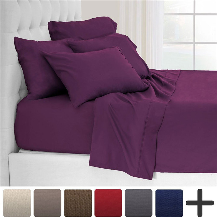 1800 Thread Count Series Microfiber Bed Sheet Set