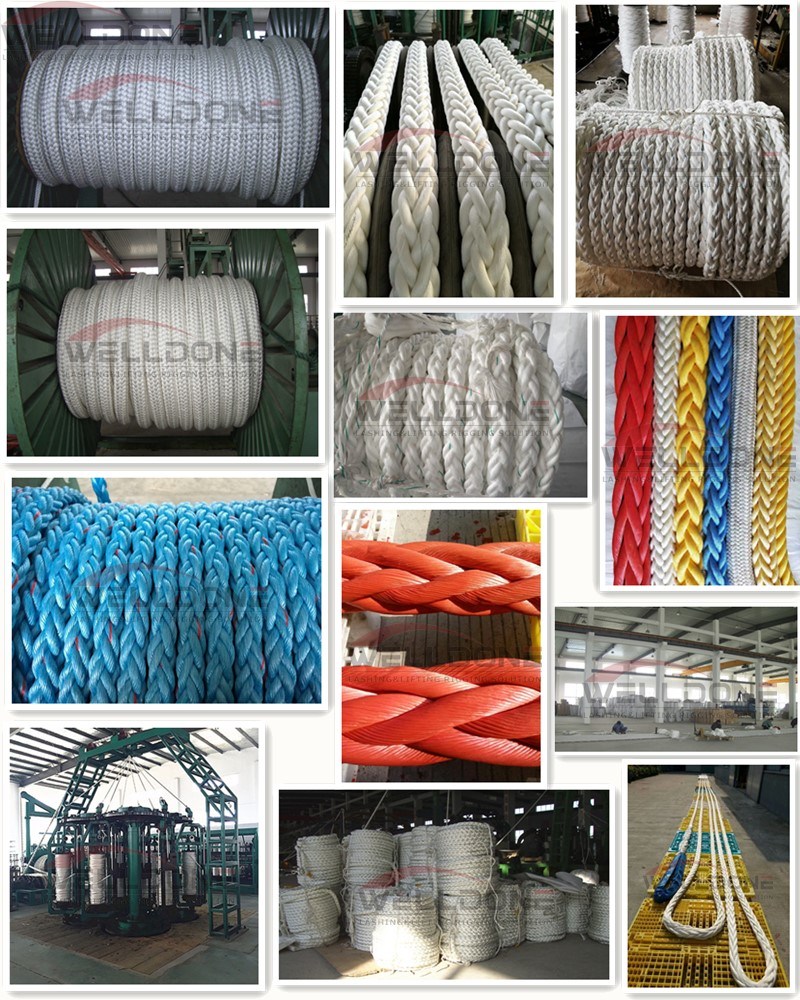 Mooring Rope Polypropylene Rope PP Rope PE Rope Polyester Rope Polyamide Rope