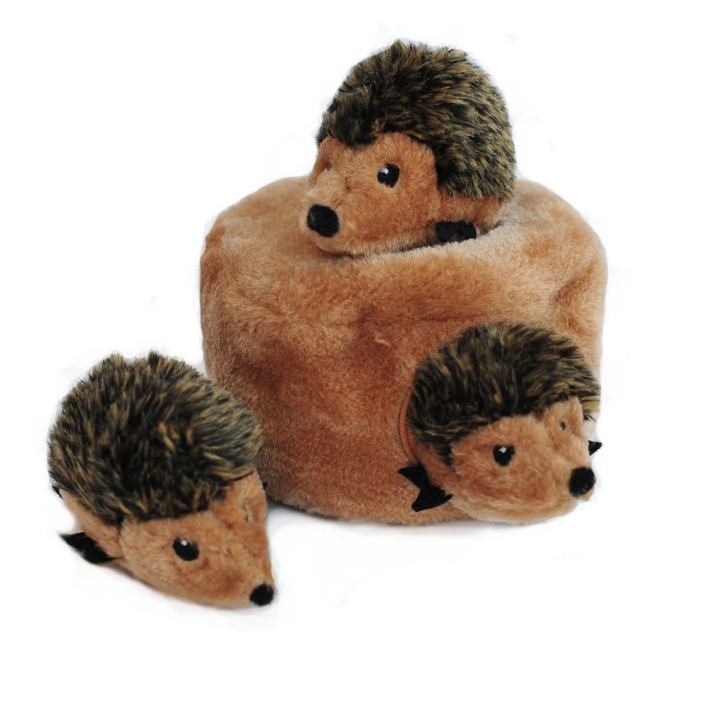 Plush Squirrel Squeaky Hide and Seek Dog Toy Pet Toy