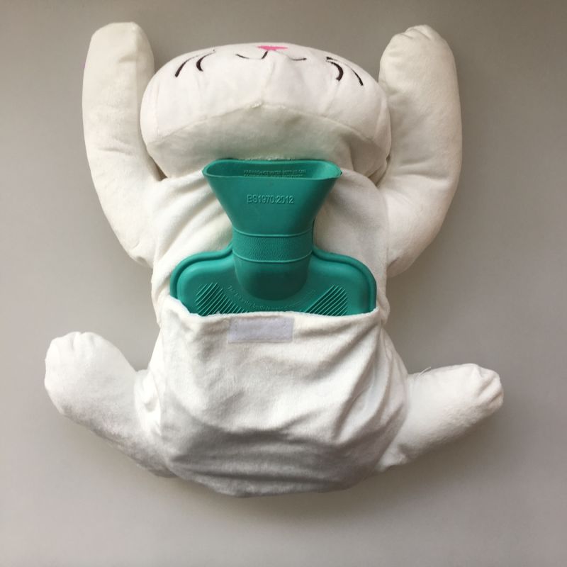 Smile Cat Plush Toy Cover for Hot Water Bag