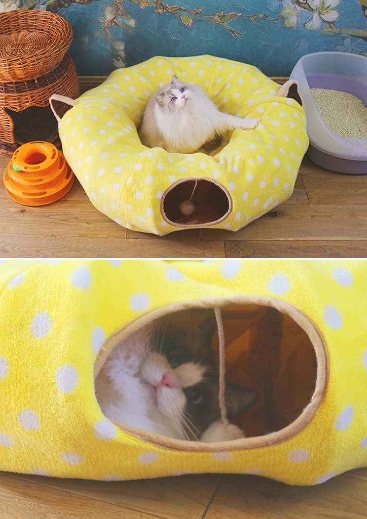 Pet Interactive Play Interactivity Toy Funny Cats Tunnel