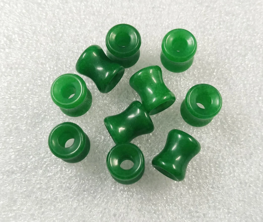 Factory Wholesale Gemstone Ear Plug Natural Stone Tunnels Ear Stretching Expander Piercing Jewelry STP1992