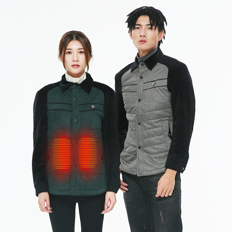 Winter Heated Cotton-Padded Jacket Thickened for The Elderly Men-Women Th21042