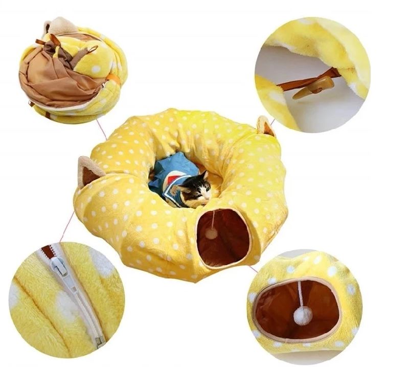 Pet Interactive Play Interactivity Toy Funny Cats Tunnel