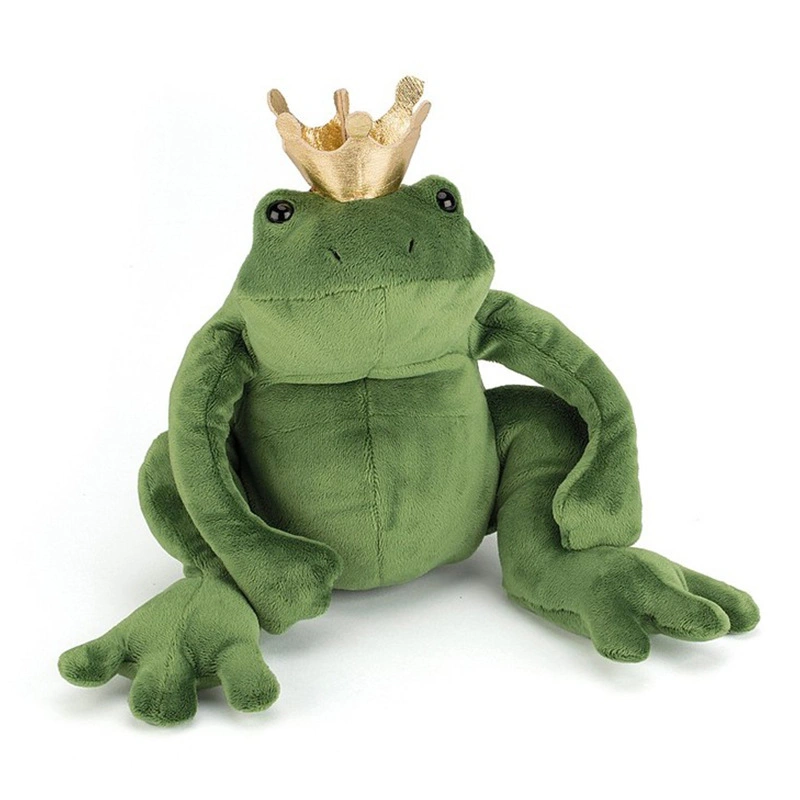 2021 Plush Animal Princess and The Frog Toys Stuffed Plush Frog with Sound Pet Toy