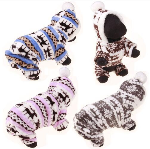 Warm Pet Products Winter Dogs Coat Deer Cotton Pet Clothes