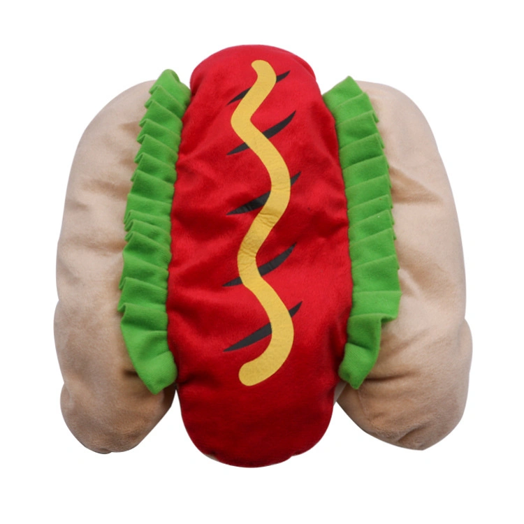 Pet Supplies 2020 New Hot Dog Hamburger Pet Transformation Outfit Autumn Winter