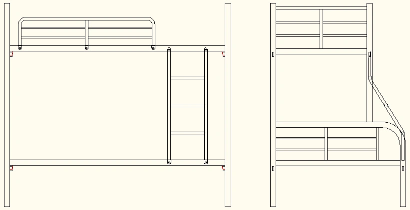 Factory Bunk Beds, Domitory Bunk Beds, Metal Beds for Students