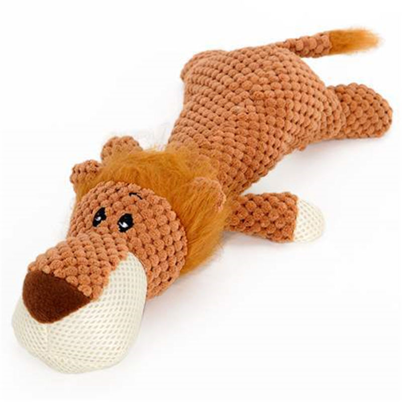Wholesale Knitted Toy Stuffed Cat Dog Toy Squeaker Plush Toys