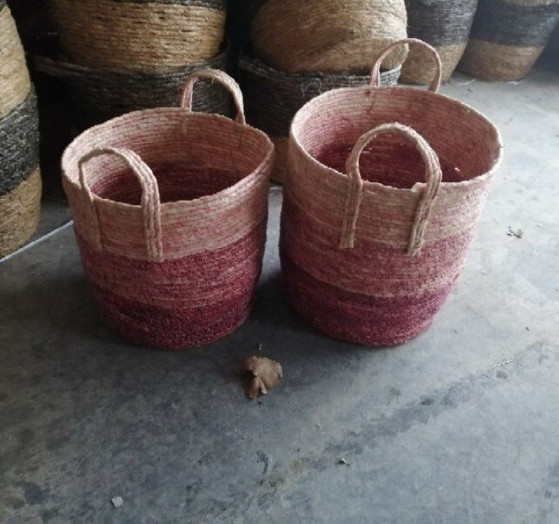 Custom Handmade Hyacinth Grass Moses Basket for Dirty Clothes Basket/Storage Basket