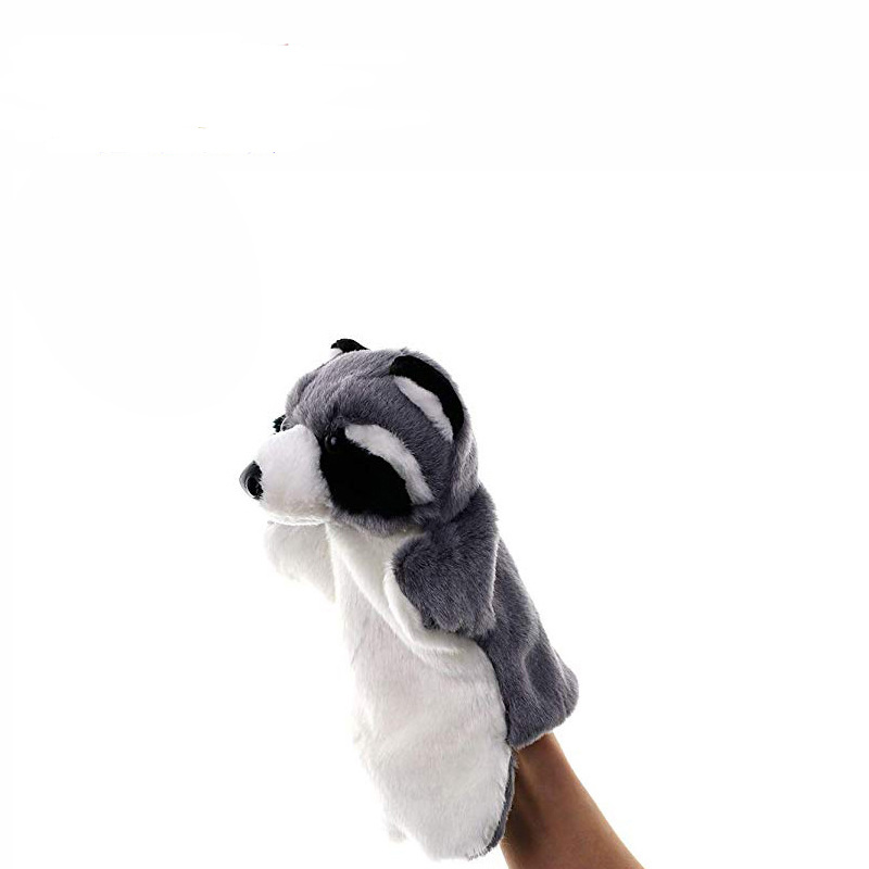 Hot Sale Husky Dog Hand Puppet Promotion Toys Plush Animal Puppet