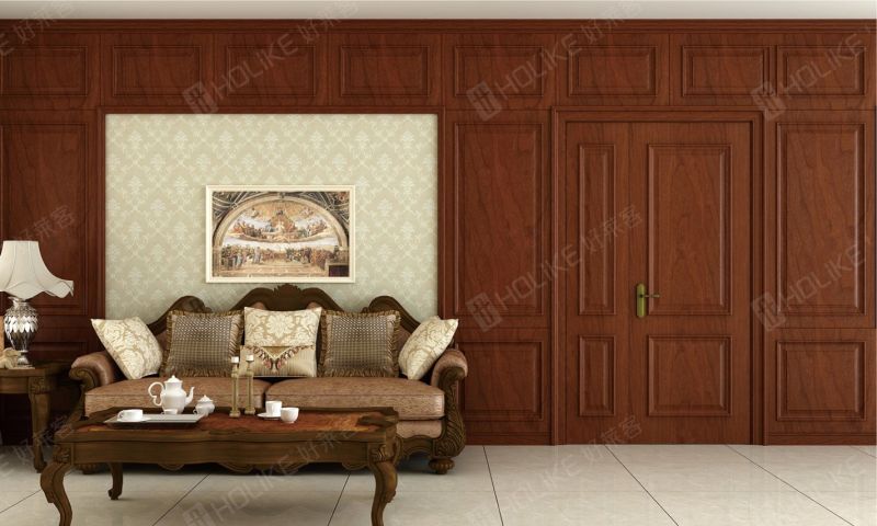PVC Wood Plastic Composite Interior Door for Bedroom
