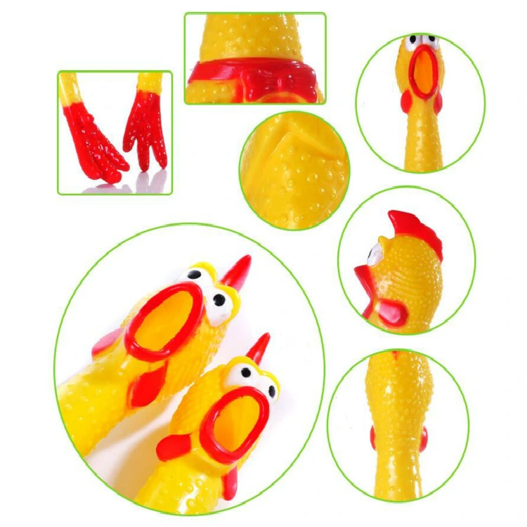 30cm 17cm 41cm Screaming Chicken Squeak Toys Pet Supplies Pet Chew Toys