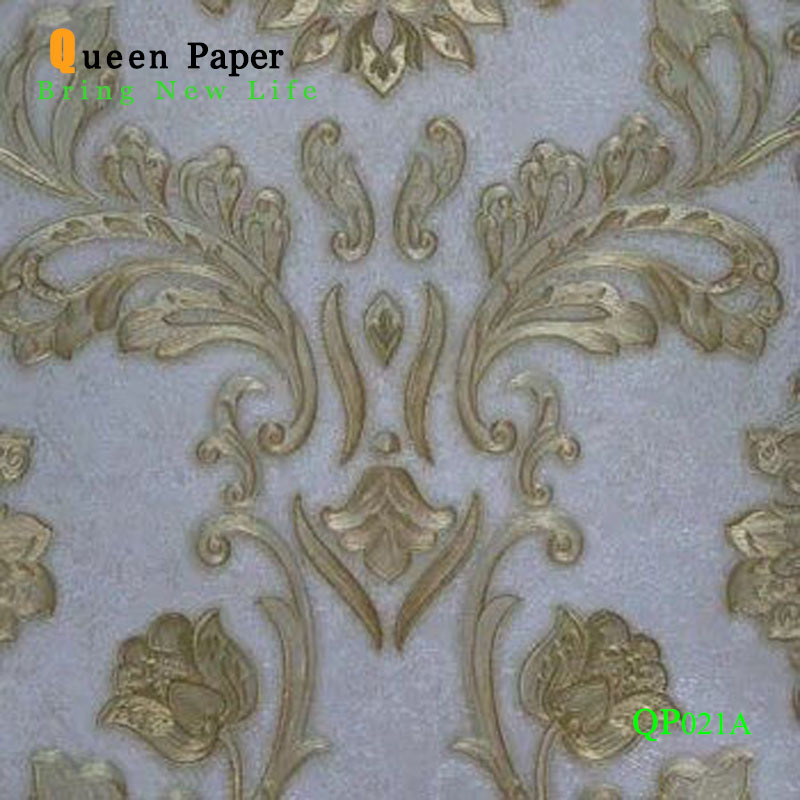 Elegant Italian Waterproof PVC Wallpaper for Bathrooms/Bedroom/Kids Room/Hall