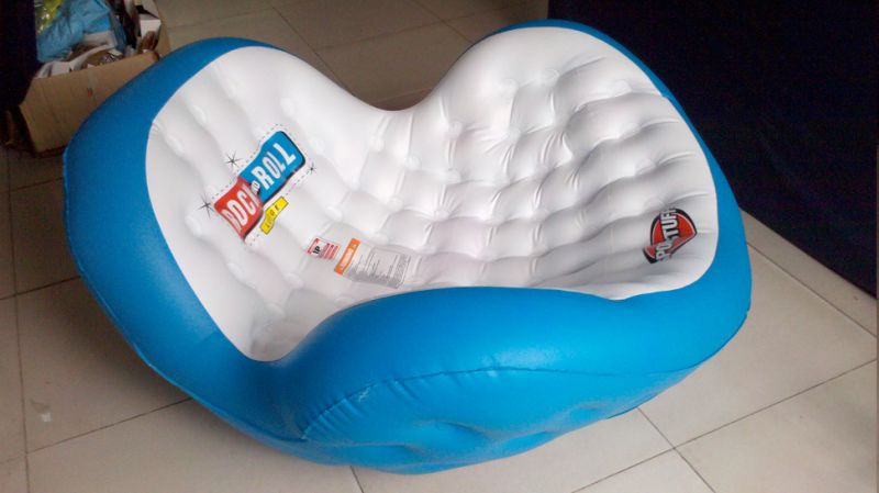 Inflatable Rock & Roll Pool Lounge Water Toy