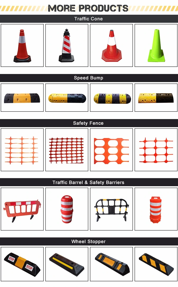 Industrial Rubber Car Speed Safety Cabling Protectors & Traffic Calming Devices for Corner (CC-B13)