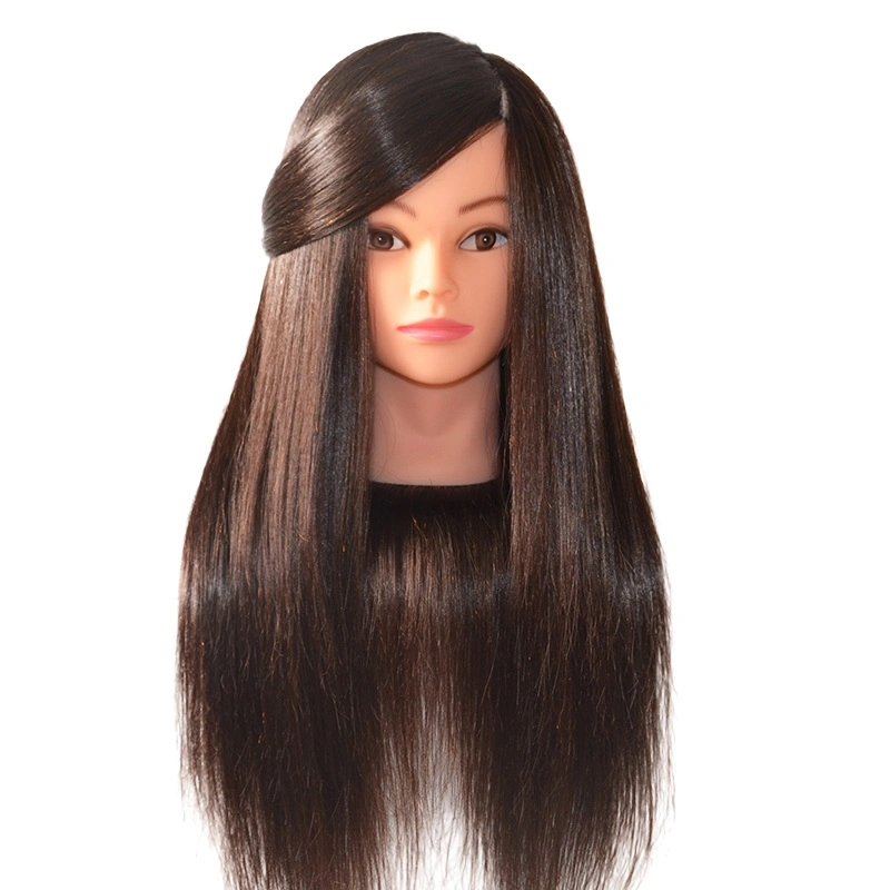 Hot Sale Synthetic Hair Training Manikin Head Mannequin Training for Hairdresser Hair Cut Training Head