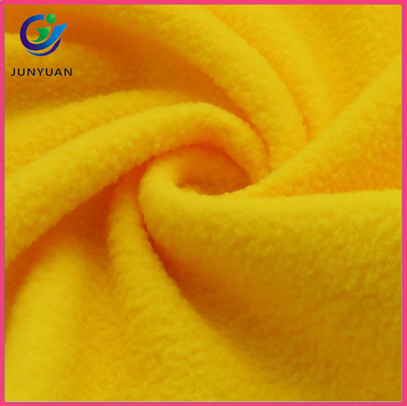 100% Polyester Micro Fleece (polar fleece fabric) for Garment