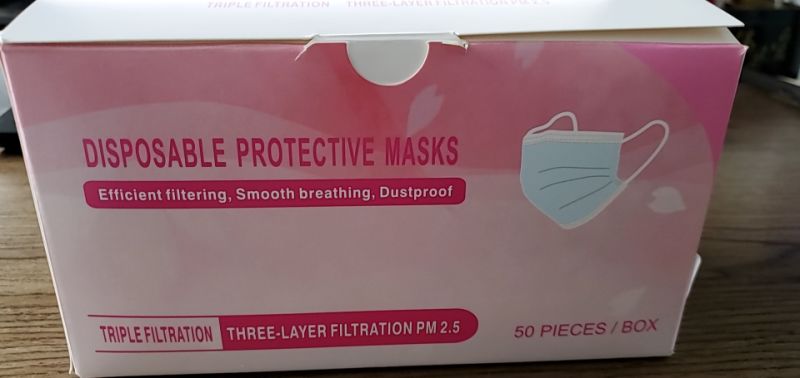 Fast Delivery 3 Ply Disposable Face Mask with Hanging Ears with Ce