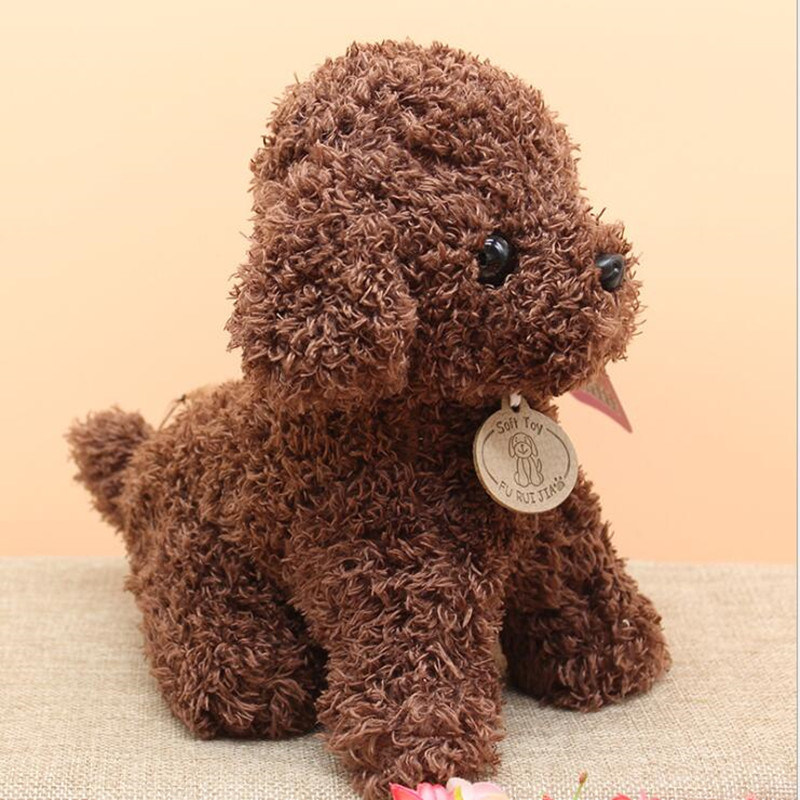 Realistic Plush Dogs Walking Stuffed Animals for Kids