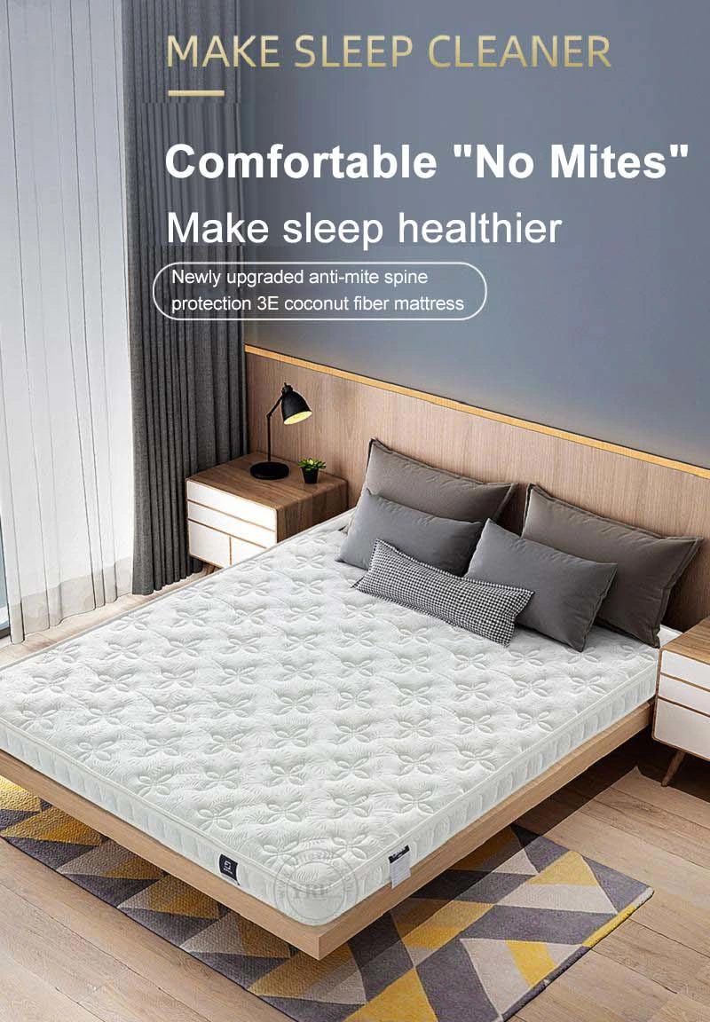 Hotel Latex Bed Mattress Double Foldable Bamboo Fabric 15cm Single Bed