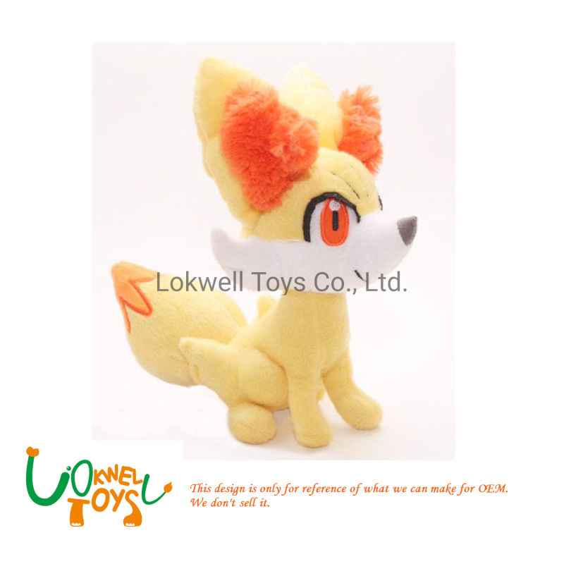 Plush Fox Toy Stuffed Sitting Animal Stuffed Fox Doll Toy